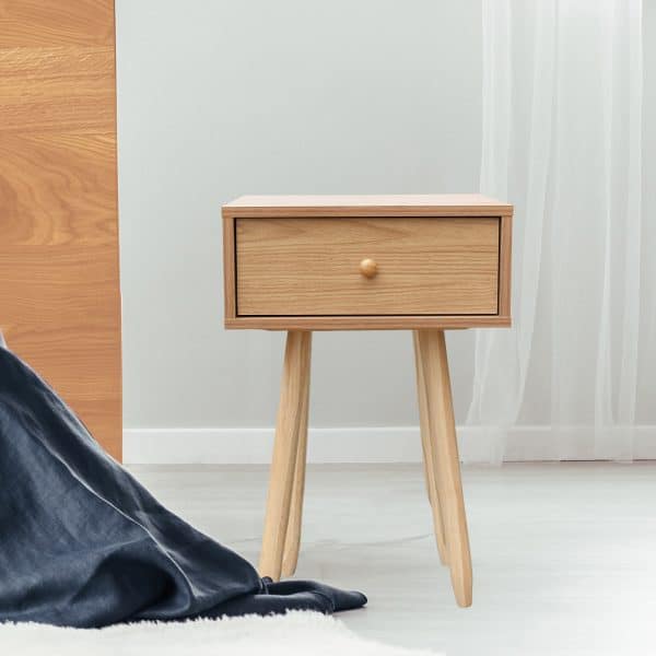 Milano Decor Bedside Table Kirrawee Drawers Nightstand Unit Cabinet Storage - Image 2