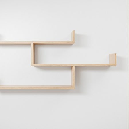 ZURICH MULTI LEVEL SHELF KIT (OAK) - Image 2