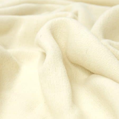 Oxford Throw - Merino Wool Blend - Ivory - Image 2