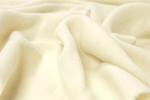 Oxford Throw - Merino Wool Blend - Ivory - Image 2