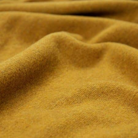 Oxford Throw - Merino Wool Blend - Mustard - Image 2