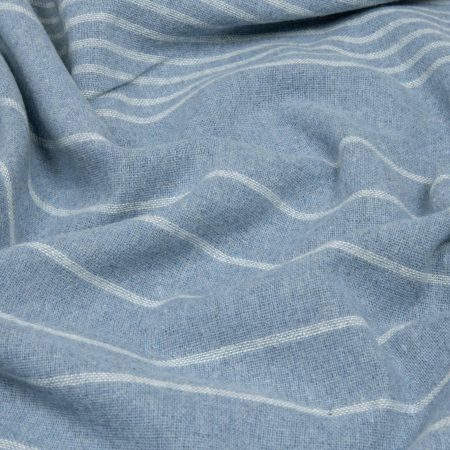 Paddington Throw - Fine Wool Blend - Forever Blue - Image 2