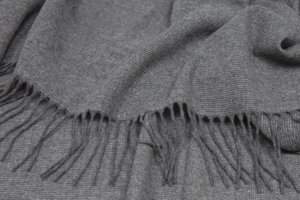 Paddington Throw - Fine Wool Blend - Slate - Image 2