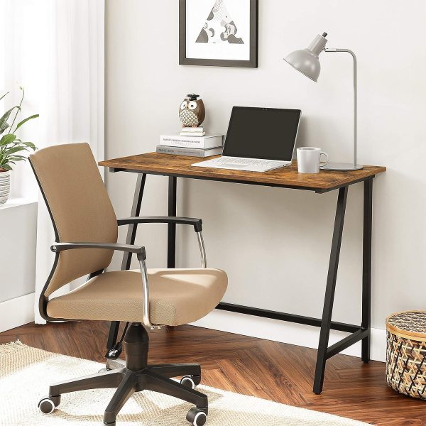 Computer Desk Writing Steel Rustic Work Table - Image 2