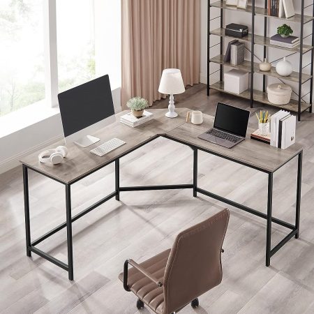 L-Shaped Computer Corner Desk Home Office - Image 2