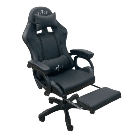 Spire ONYX LED, Bluetooth, Massage Gaming Chair Black