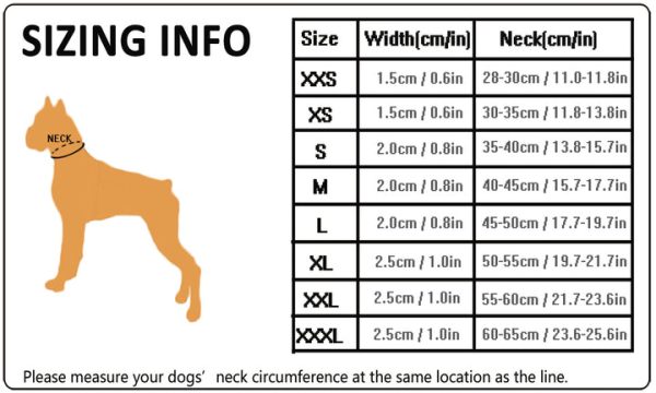 Heavy Duty Reflective Collar Brown M - Image 2