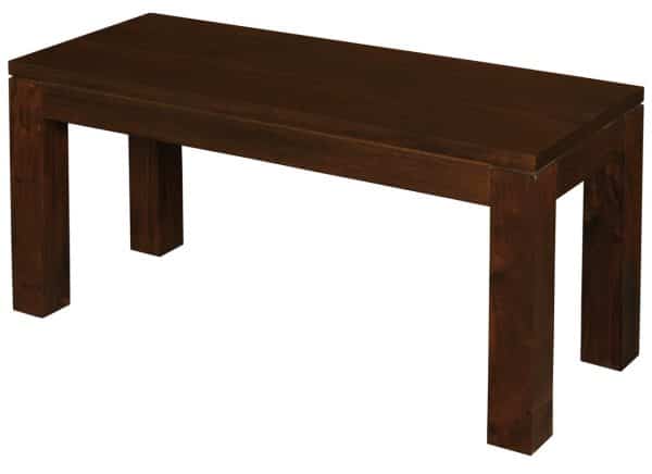 Amsterdam Solid Timber Bench 90 x 35 cm (Mahogany) - Image 2