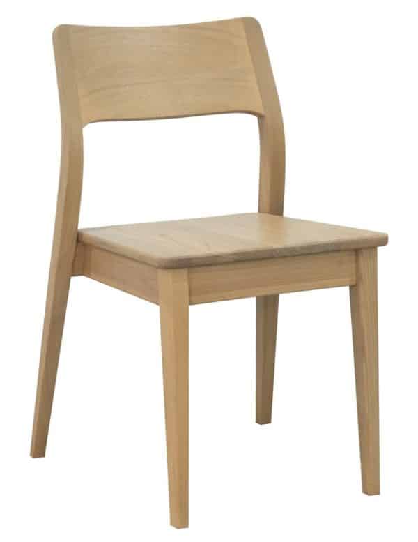 Providence Solid Oak Dining Chair - Set of 2 (Natural) - Image 2