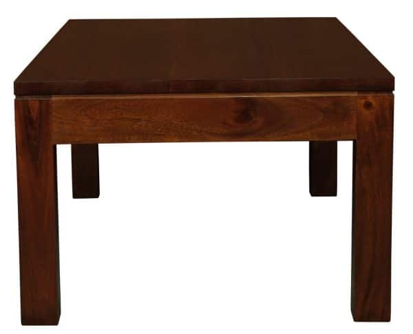 Amsterdam Solid Mahogany Timber Coffee Table (Light Pecan) - Image 2