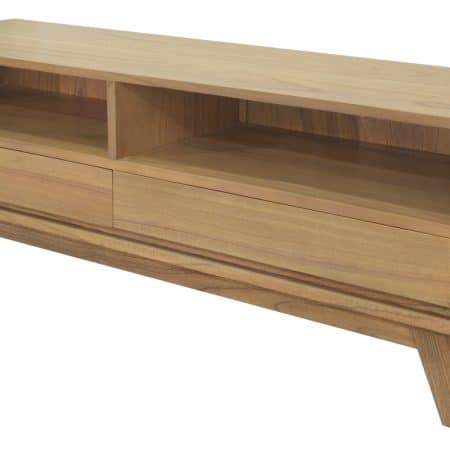 Providence 2-Drawer Entertainment Unit (Natural) - Image 2