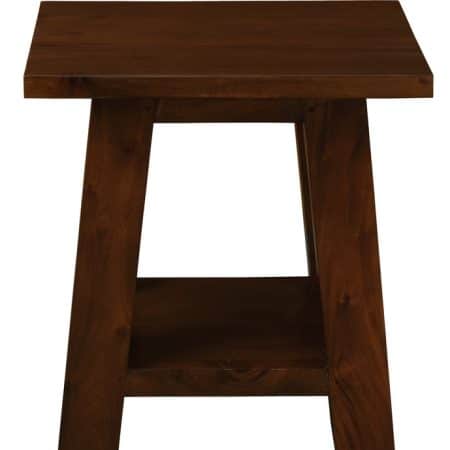 Tokyo Solid Mahogany Timber Lamp Table (Mahogany)