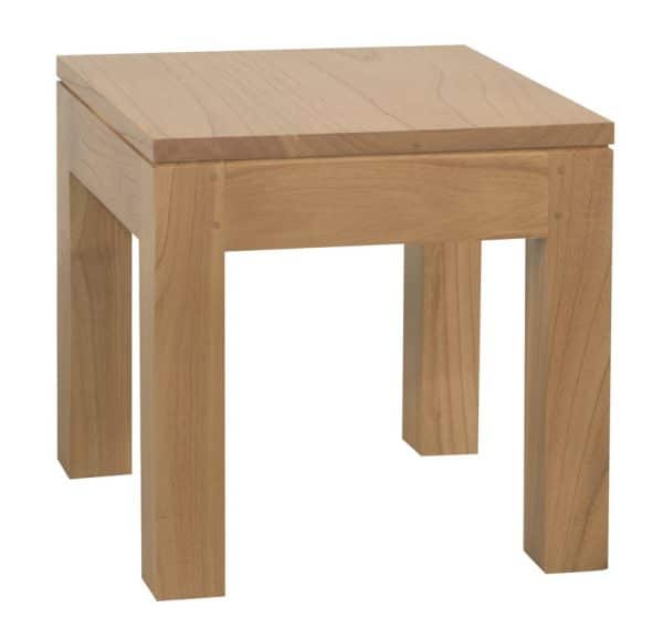 Amsterdam Solid Timber Lamp Table (Natural) - Image 2