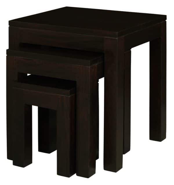 Amsterdam Nest of Table Set of 3 (Chocolate) - Image 2