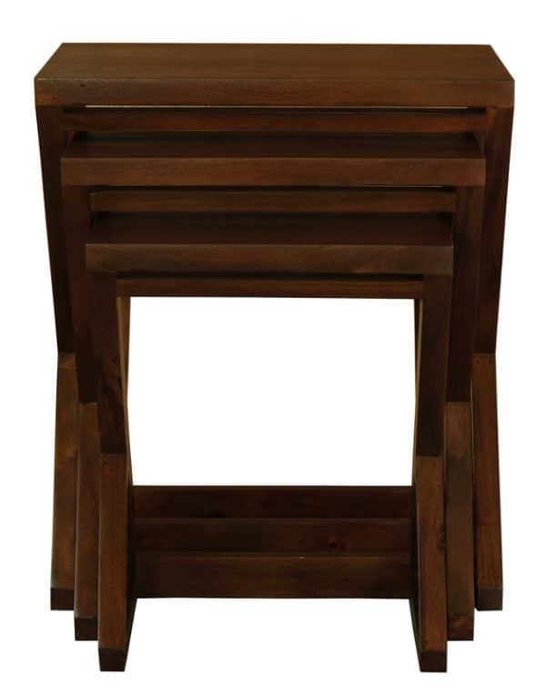 Manhattan Nest of Tables - Set of 3 (Mahogany) - Image 2