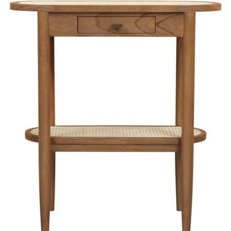 Kelly 1 Drawer Hall Table (Almond)
