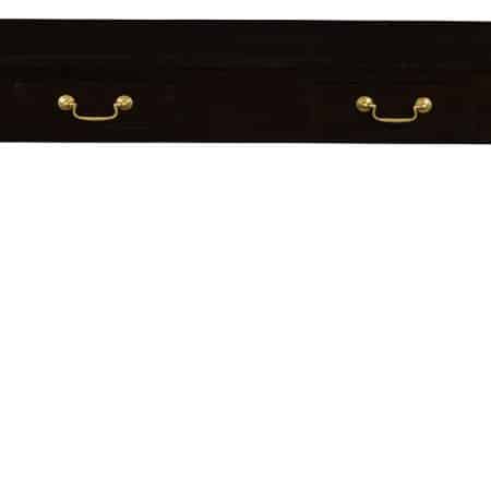 2 Drawer Straight Leg Sofa/Hall Table (Chocolate)