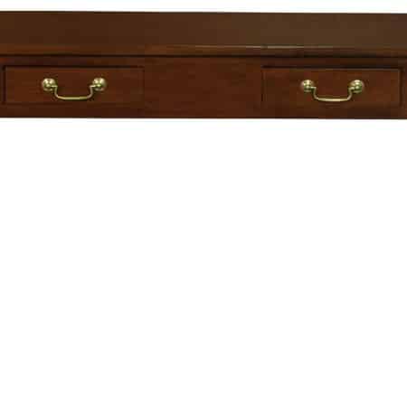 2 Drawer Straight Leg Sofa/Hall Table (Mahogany)