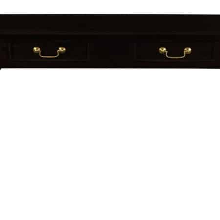 Queen Ann 2 Drawer Sofa Table (Chocolate)