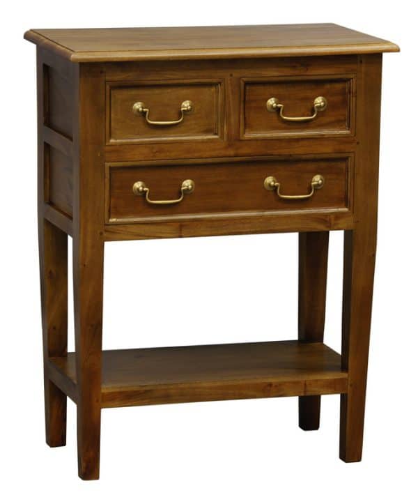 Tasmania 3 Drawer Sofa Table - Light Pecan - Image 2