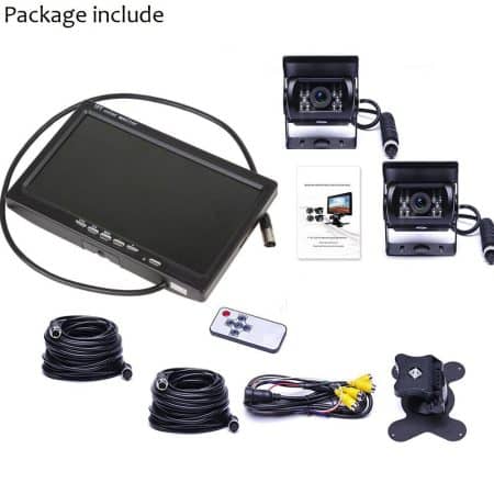 7'' Waterproof Monitor Reversing  Kit For Truck Caravan - Image 2
