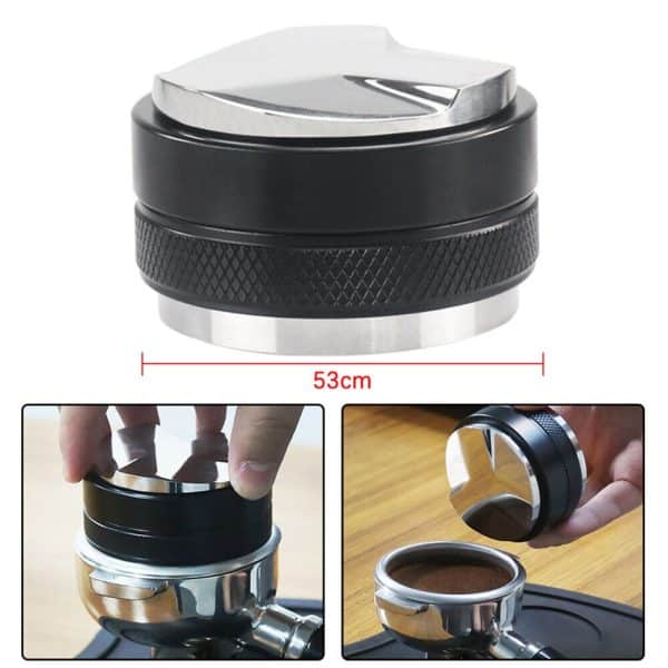 Coffee Distributor & Tamper, Dual Head Coffee Leveler Fits for 53mm Breville - Image 2