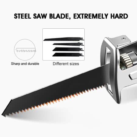 Red Cordless Electric Reciprocating Saw Cutter w+ Blades For Makita Battery - Image 2