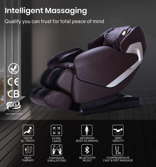 FORTIA Electric Massage Chair Zero Gravity Heating Kneading Recliner Full Body Shiatsu Massager - Image 2