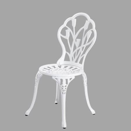 2 Seater Dominique Cast Aluminium Bistro Set - Image 2