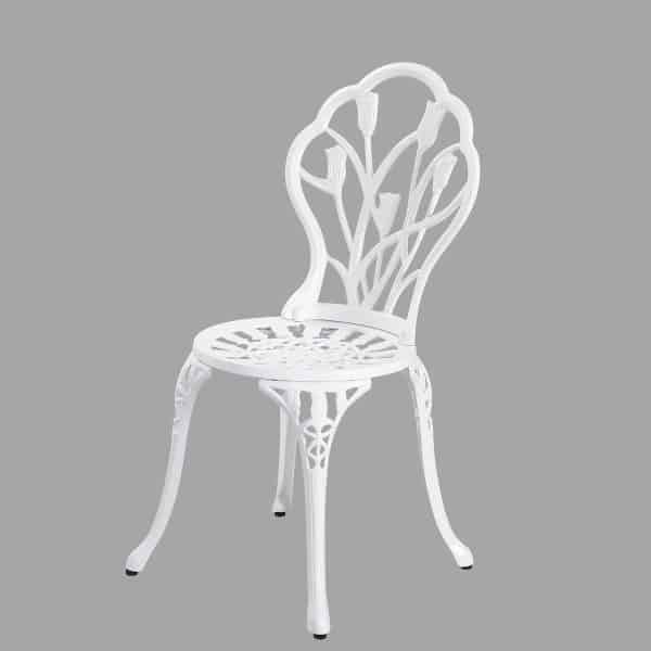 2 Seater Dominique Cast Aluminium Bistro Set - Image 2