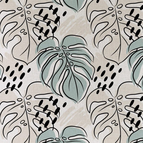 Cushion Cover-With Piping-Rainforest Seafoam-45cm x 45cm - Image 2