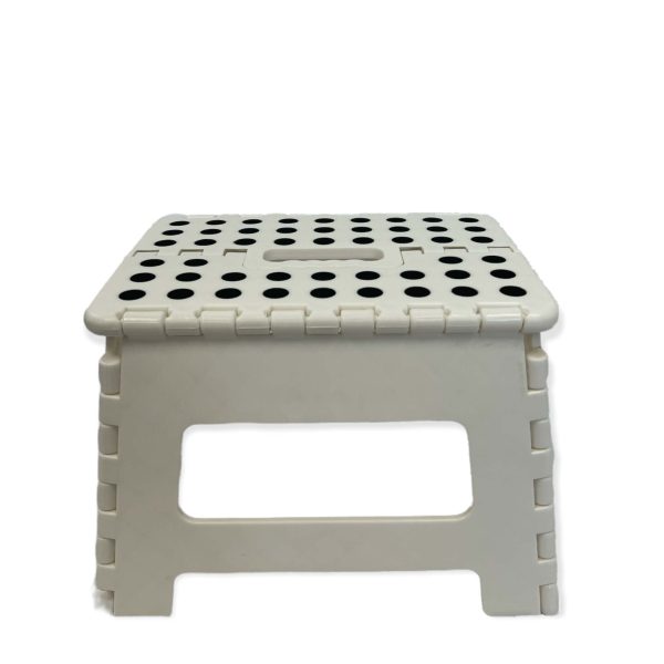 Folding Step Stool 22cm Portable Plastic Collapsible Fold Up Chair Random Colour - Image 2