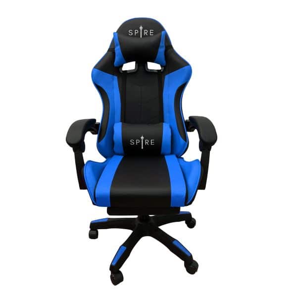 Intex Spire Zinc Blue And Black Adjustable Gaming/office Chair - Image 2