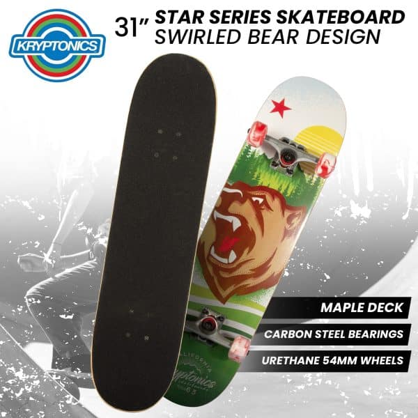 Kryptonics 31-inch Star Series Complete Skateboard - Image 2