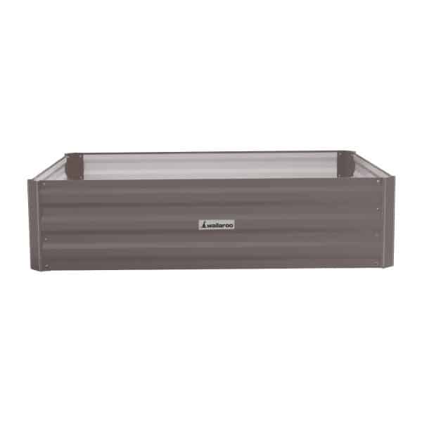 Wallaroo Garden Bed 120 x 90 x 30cm Galvanized Steel - Grey - Image 2