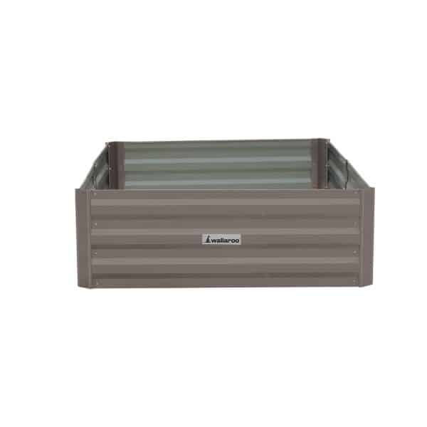 Wallaroo Garden Bed 150 x 90 x 30cm Galvanized Steel - Grey - Image 2