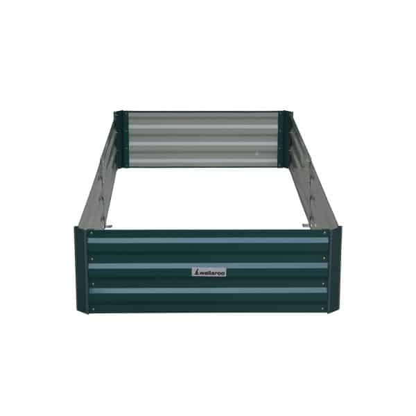 Wallaroo Garden Bed 210 x 90 x 30cm Galvanized Steel - Green - Image 2