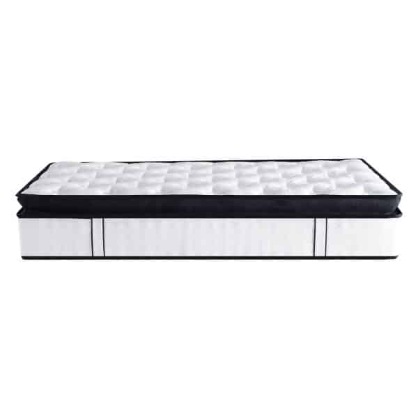 Laura Hill King Single Mattress Bed Size Euro Top 5 Zone Spring Foam 32cm - Image 2