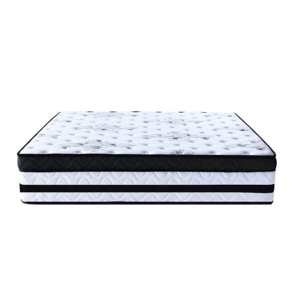 Laura Hill King Mattress Bed Size Euro Top 5 Zone Spring Foam 34cm Bedding - Image 2