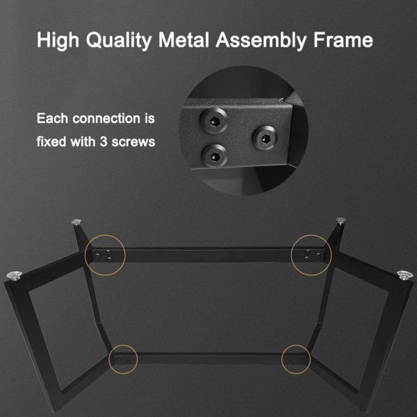 120x60cm Matte White Minimalist Slate Coffee Table Marble Tea Table Living Room Rectangle Cocktail Side Table Solid Metal Legs - Image 2