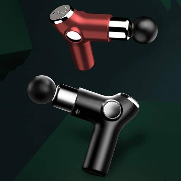 Mini Massage Gun LCD Display Percussion Massager Muscle Relaxing Therapy Deep Tissue AU Red - Image 2