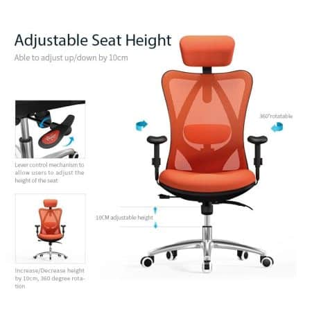 Sihoo M18 Ergonomic Office Chair, Computer Chair Desk Chair High Back Chair Breathable,3D Armrest and Lumbar Support - Image 2
