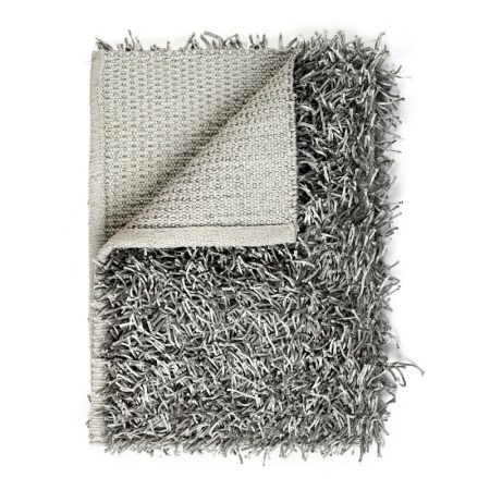 Luxury High Pile Soft Non Slip Bathmat 50 x 80cm (Silver) - Image 2
