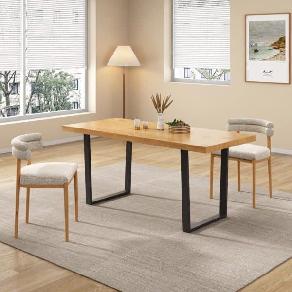 Venice Rectangular Dining Table 170cm Natural - Image 2