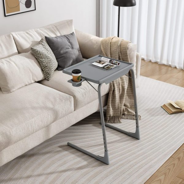 Anywhere Laptop Pro Desk in Silver Grey - Image 2