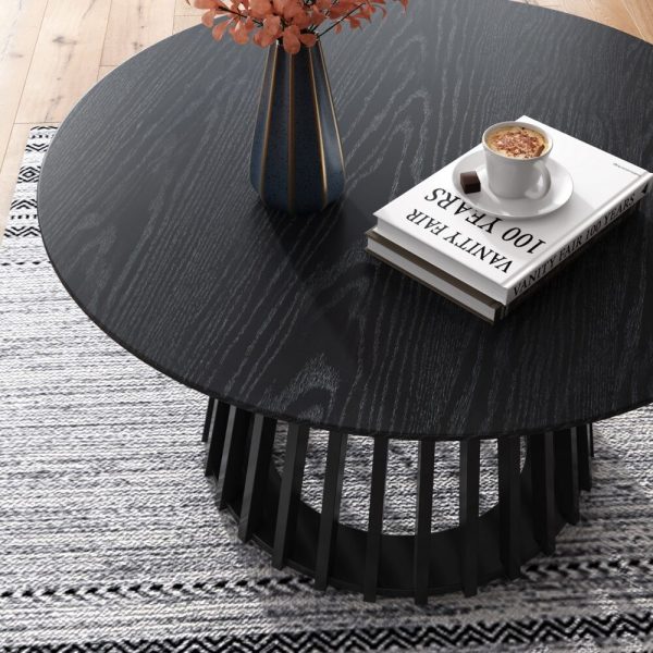 Palmer Slatted Sphere Coffee Table - Image 2