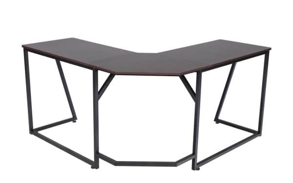 YES4HOMES Corner Computer Desk, Sturdy Home Office Gaming Desk for Laptop, Writing Table, Multipurpose Workstation - Image 2