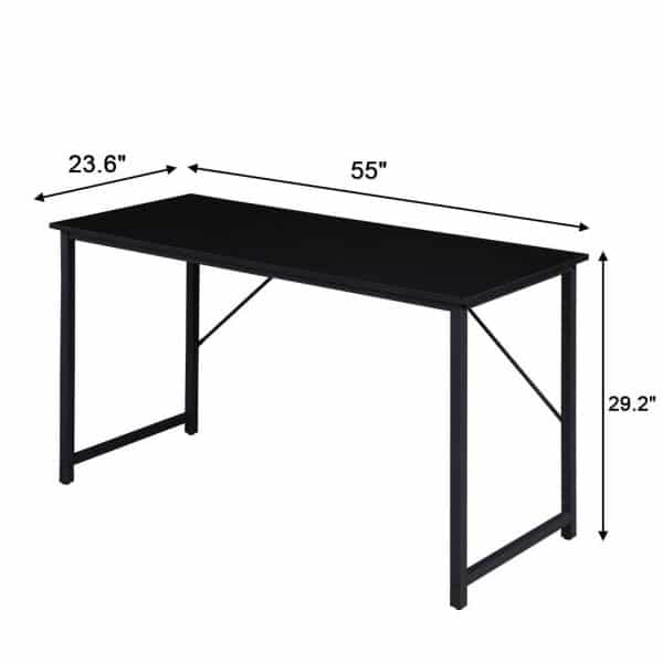 YES4HOMES Computer Desk, Sturdy Home Office Gaming Desk for Laptop, Modern Simple Style Writing Table, Multipurpose Workstation - Image 2