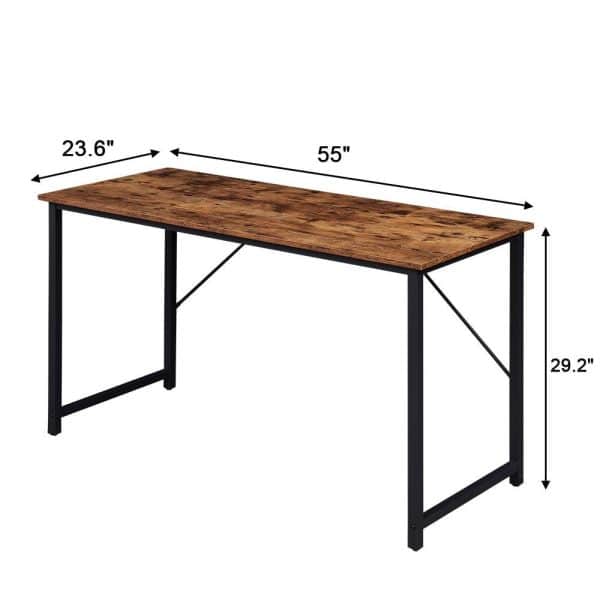 YES4HOMES Computer Desk, Sturdy Home Office Gaming Desk for Laptop, Modern Simple Style Writing Table, Multipurpose Workstation - Image 2