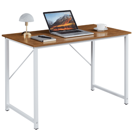 YES4HOMES Computer Desk, Sturdy Home Office Gaming Desk for Laptop, Modern Simple Style Table, Multipurpose Workstation